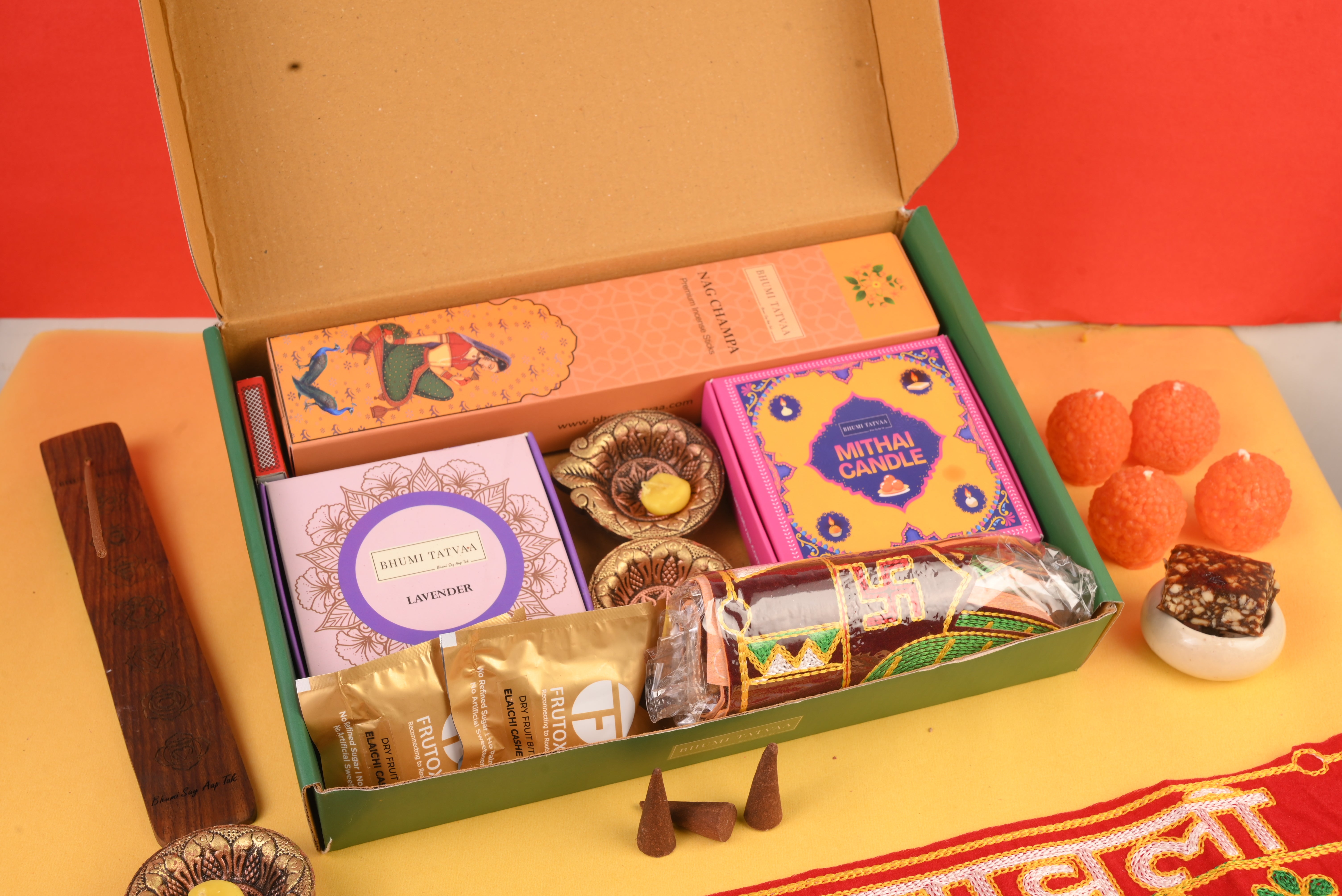 Virasat Box – Compact Pooja & Festive Gift Set - VI | Bhumi Tatvaa